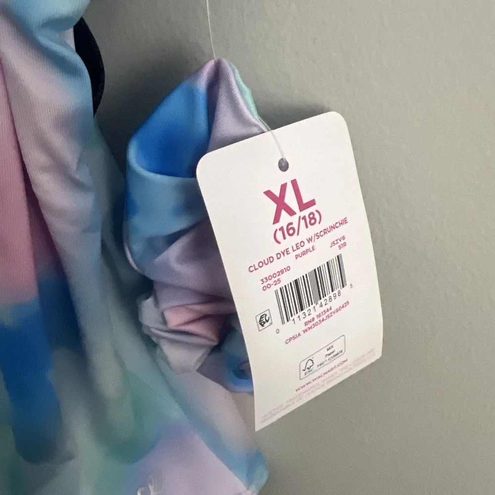Justice Strappy Dance/Gymnastics Leotard. Size Xl 16/18 New